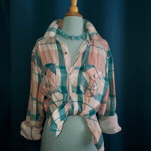 Buckle Black Label slim fit 100% cotton button down – XL